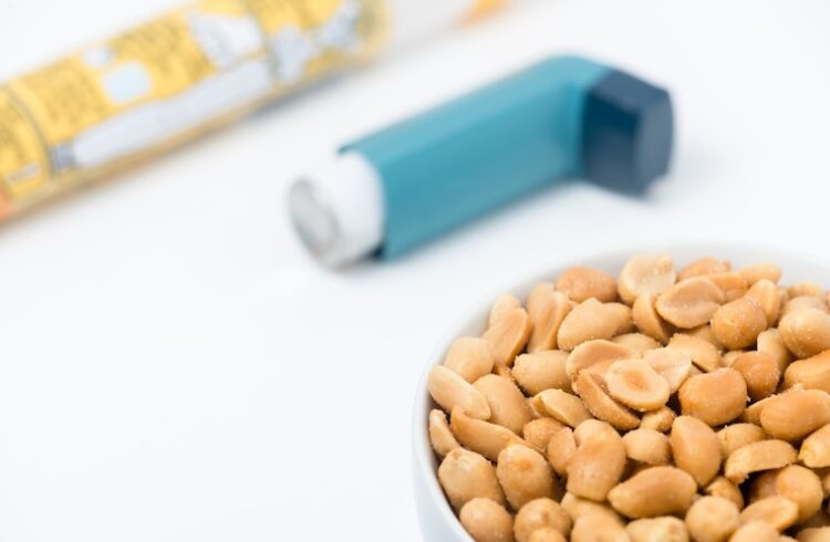 Peanuts next to allergy medications